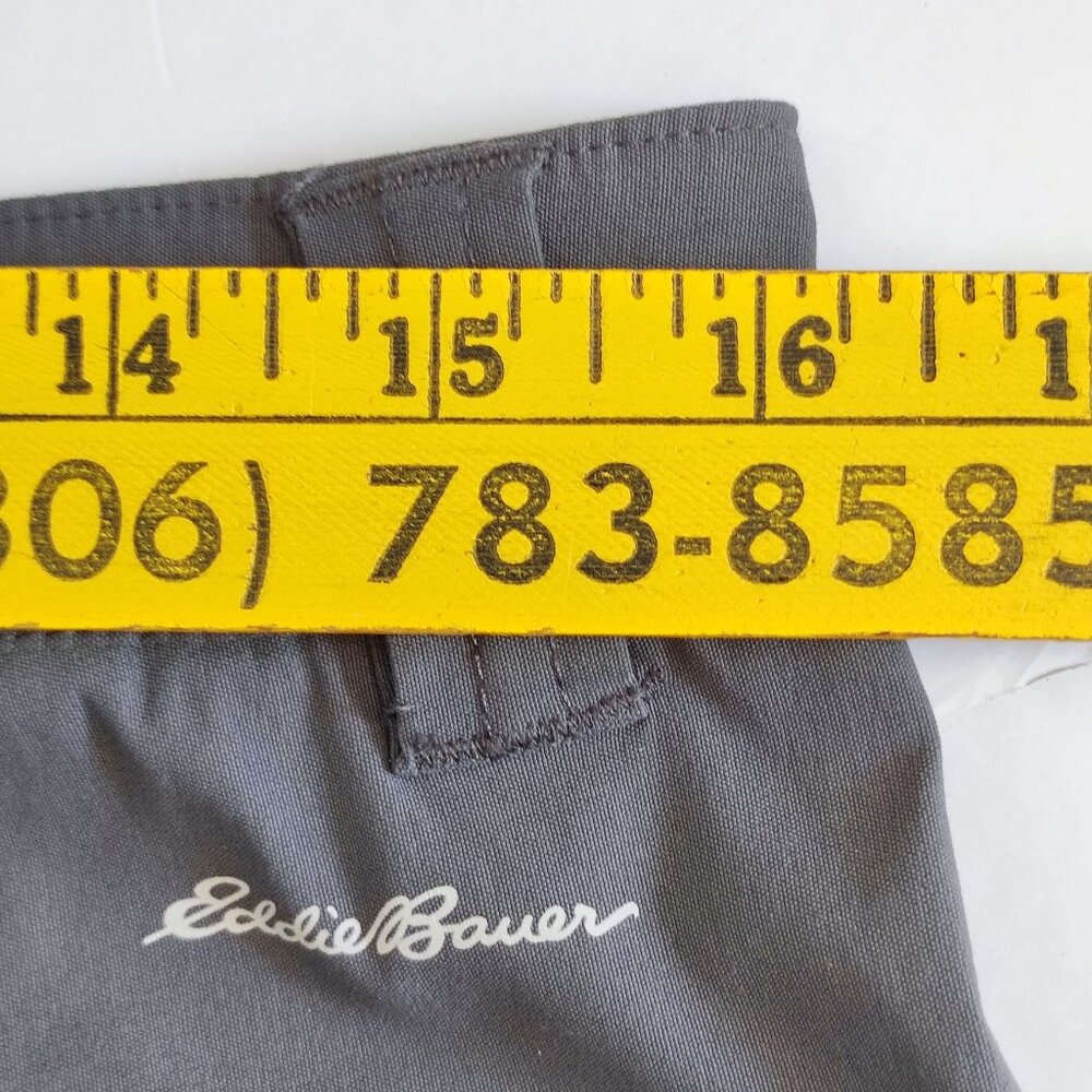 Eddie Bauer Rainer Capris outdoor activity pants grey women's size 10 - Picture 12 of 14